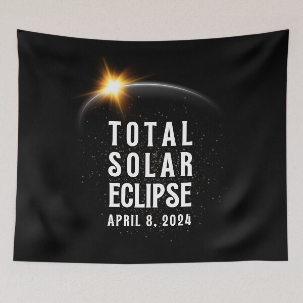 Item preview, total solar eclipse april 8 2024 designed and sold by ZlodziejkaKiwi.