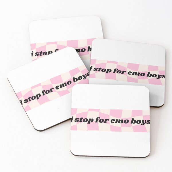 Item preview, i stop for emo boys bumper sticker designed and sold by TheatreBroadway.