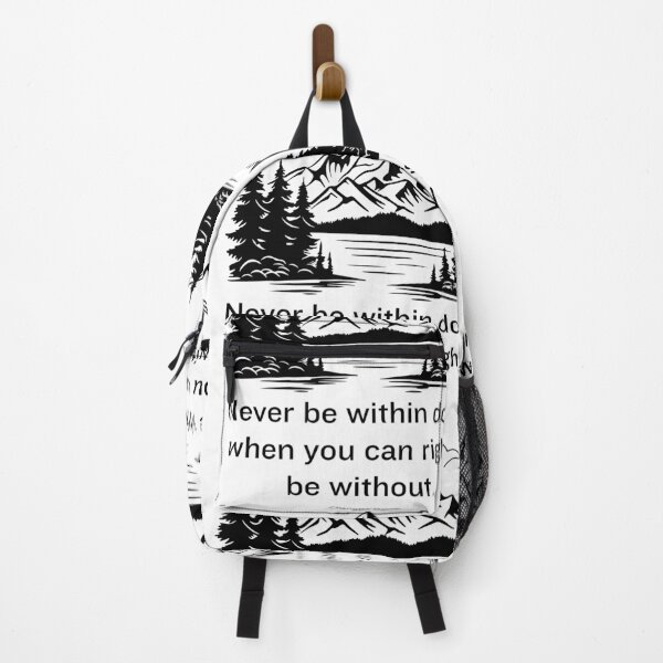 Item preview, Outdoors Charlotte Mason Inspirational Quote mountain lake designed and sold by TheWriteHand.