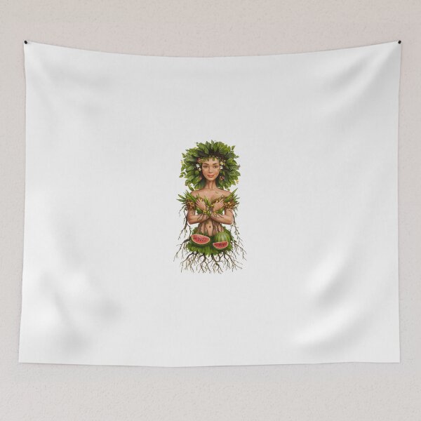 Item preview, Mujer vegetariana: la interacción de la mujer con la naturaleza designed and sold by TroveStudio97.