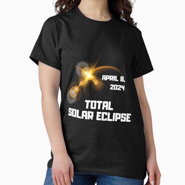 Item preview, total solar eclipse april 8 2024 designed and sold by ZlodziejkaKiwi.