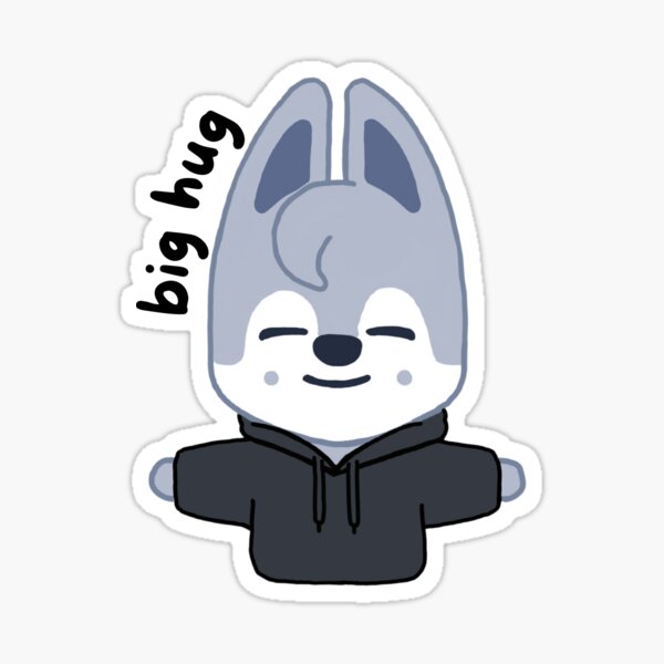 Artikel-Vorschau von Bangchan große Umarmung Sticker, designt und verkauft von xoseoulmates.