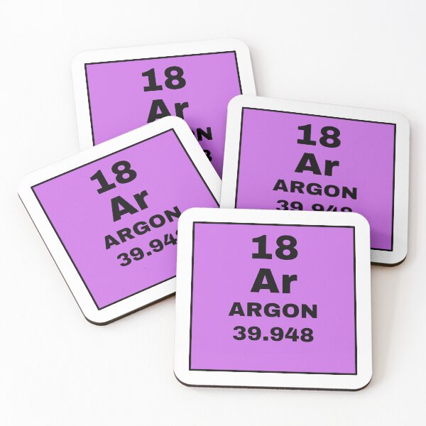 Item preview, Periodic Table Of Elements - 18 (Ar) Argon designed and sold by ArtsyCity.