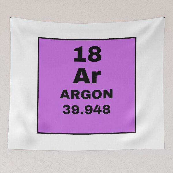 Item preview, Periodic Table Of Elements - 18 (Ar) Argon designed and sold by ArtsyCity.