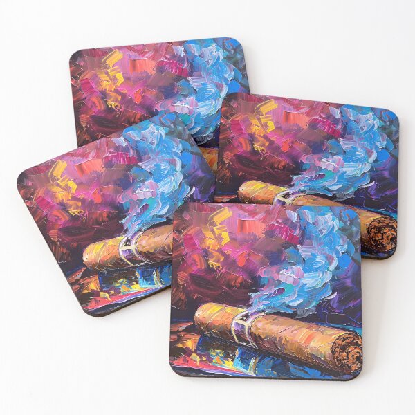 Item preview, Artistic Retreat - Indulgent Impressionist Cigar Masterpiece and Vivid Expression designed and sold by OlfactoART Studio.