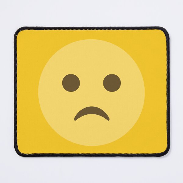 Item preview, Slightly Frowning Face Emoji designed and sold by patternsbyposh.
