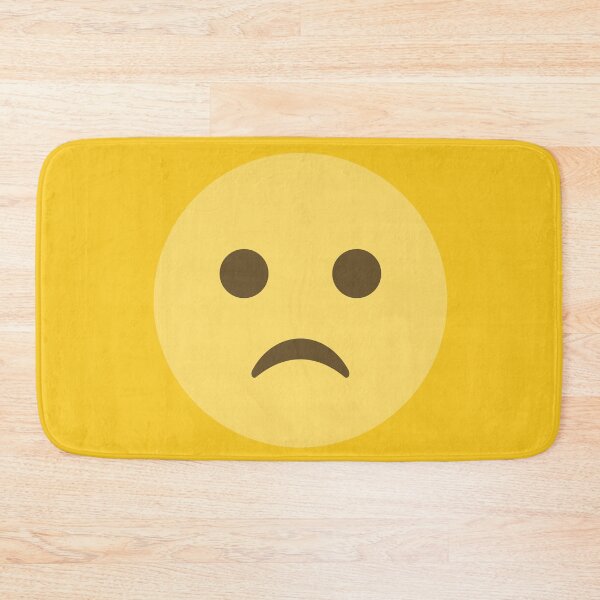 Item preview, Slightly Frowning Face Emoji designed and sold by patternsbyposh.