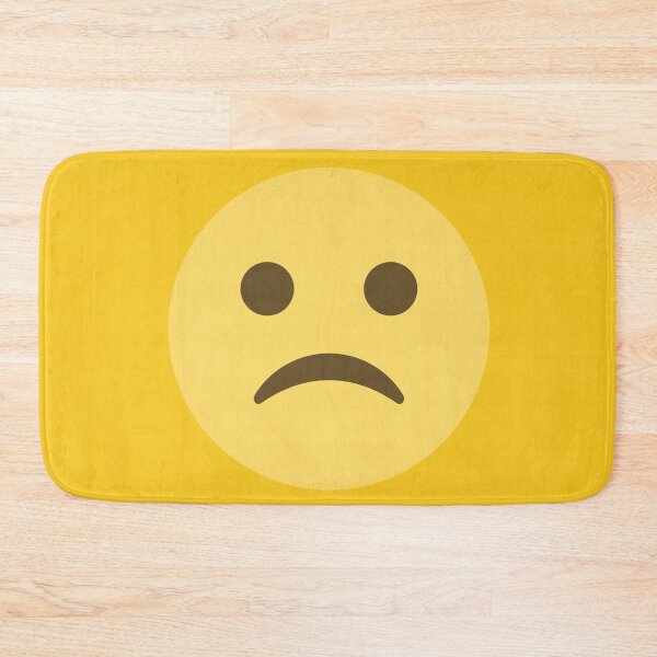 Item preview, Sad Frowning Face Emoji designed and sold by patternsbyposh.