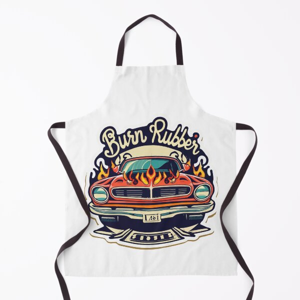 Item preview, Classic Muscle Car 'Burn Rubber' Retro Design designed and sold by NiftyWrx.