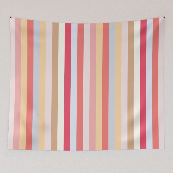 Item preview, Pastel Summer Awning Stripes designed and sold by squirrell.