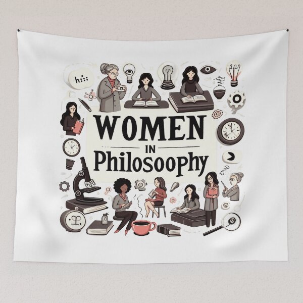 Aperçu de l'œuvre women in philosophy  créée et vendue par bouslama_shop  ⭐️⭐️⭐️⭐️⭐️.