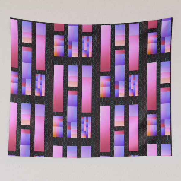 Item preview, Pink and Purple Rectangle Collage  designed and sold by amanda150771.