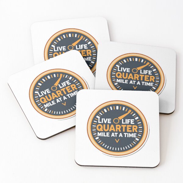 Item preview, Live Life Quarter Mile Speedometer Design designed and sold by NiftyWrx.