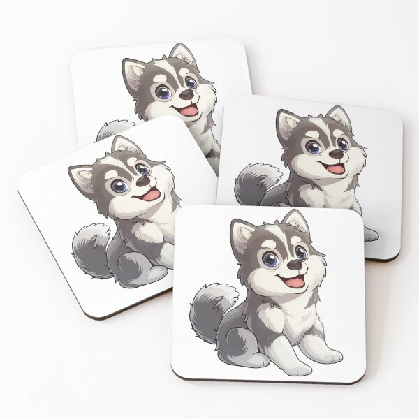 Item preview, Kawaii husky designed and sold by KindlyKawaii.