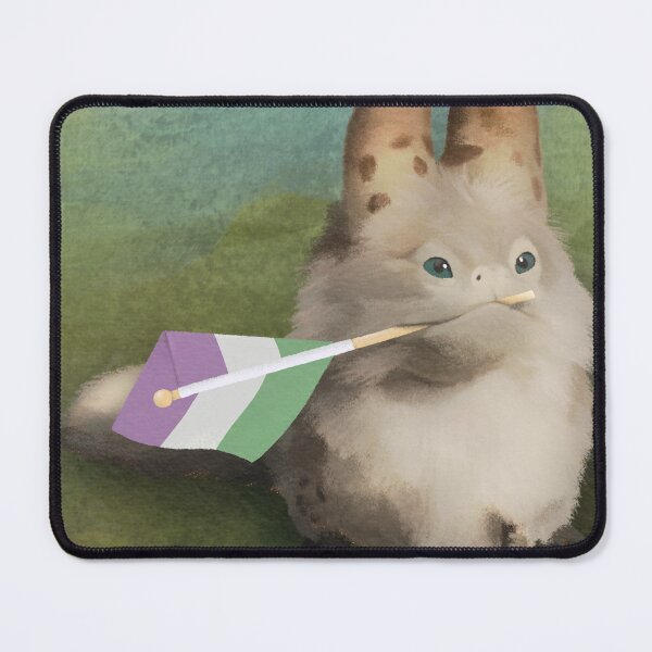 Item preview, Pride Loth Cats Genderqueer Flag designed and sold by fiatluxillust.