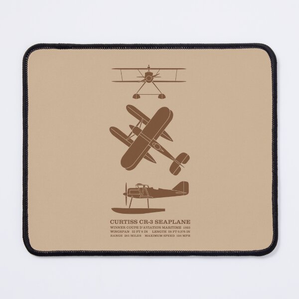 Item preview, Curtiss Cr-3 American Seaplane Infographic Silhouette Diagrams designed and sold by MilitaryMart.