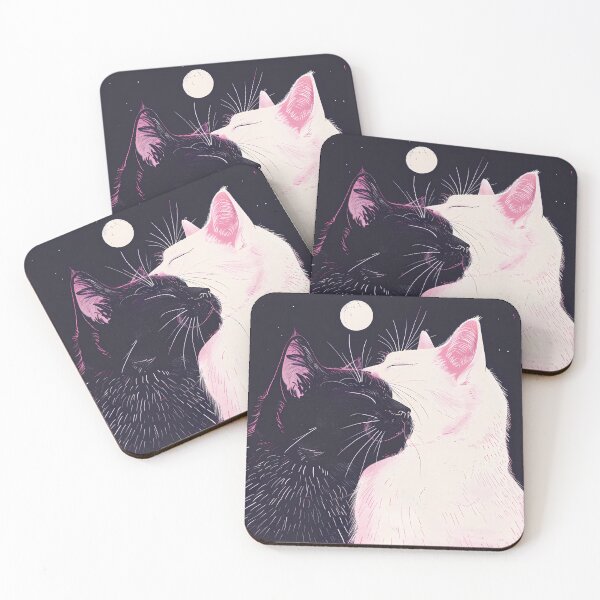Item preview, Yin Yang Cats, Cute Cats, White and Black, Nice Kitty designed and sold by CreativeArts-S.
