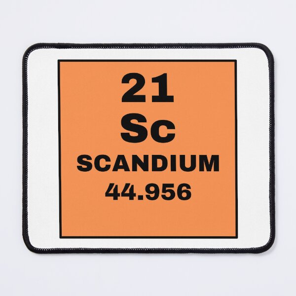 Item preview, Periodic Table Of Elements - 21 (Sc) Scandium designed and sold by ArtsyCity.