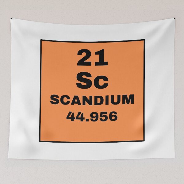 Item preview, Periodic Table Of Elements - 21 (Sc) Scandium designed and sold by ArtsyCity.