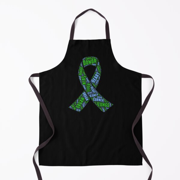 Item preview, Organ Donation Living Donor Green and Blue Word Cloud Ribbon designed and sold by tshirtexpressiv.