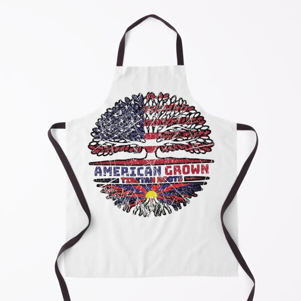 Item preview, Tibet Tibetan American USA Tree Roots Flag designed and sold by FlagX.