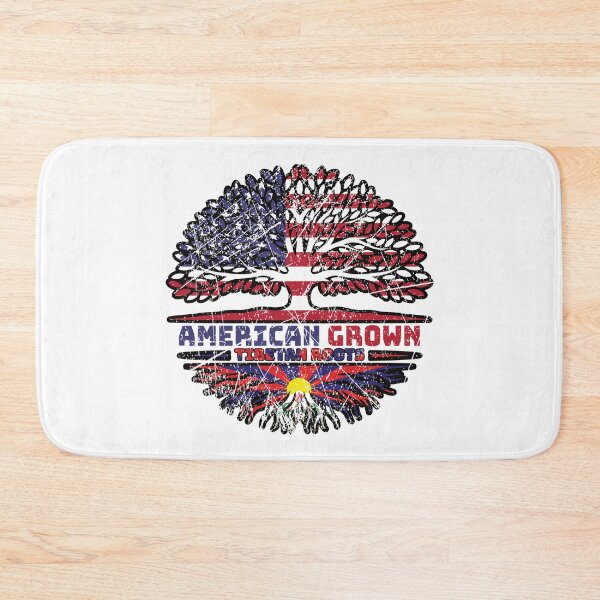 Item preview, Tibet Tibetan American USA Tree Roots Flag designed and sold by FlagX.