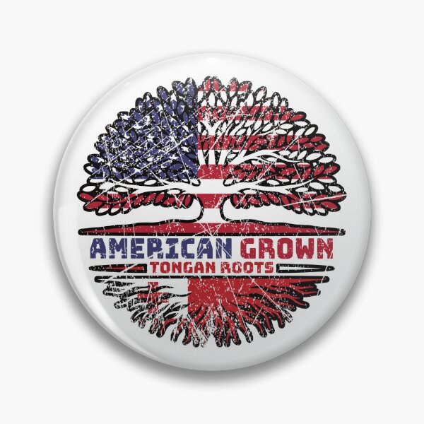 Item preview, Tonga Tongan US American USA United States Tree Roots Flag designed and sold by FlagX.