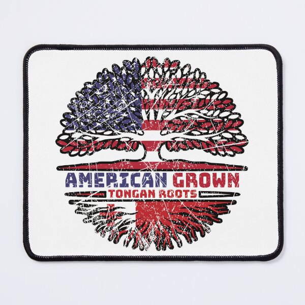Item preview, Tonga Tongan US American USA United States Tree Roots Flag designed and sold by FlagX.