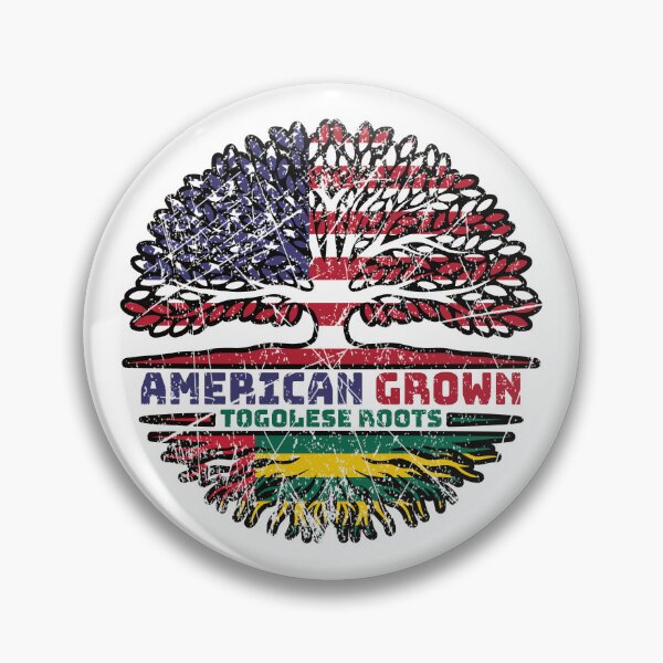 Item preview, Togo Togolese American USA Tree Roots Flag designed and sold by FlagX.