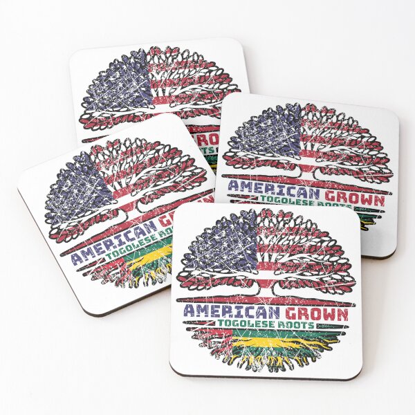 Item preview, Togo Togolese American USA Tree Roots Flag designed and sold by FlagX.