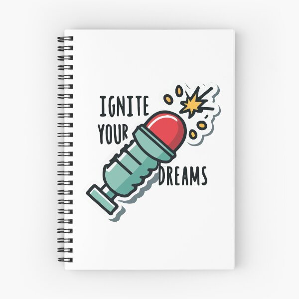 Item preview, Ignite Your Dreams Spark Plug Sticker designed and sold by NiftyWrx.