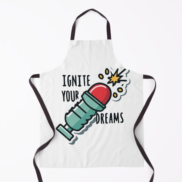 Item preview, Ignite Your Dreams Spark Plug Sticker designed and sold by NiftyWrx.