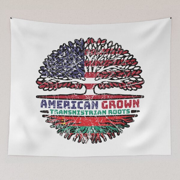 Item preview, Transnistria Transnistrian American USA Tree Roots Flag designed and sold by FlagX.