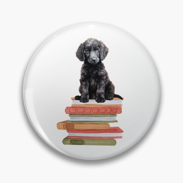 Item preview,  Black Standard Poodle Puppy And Books designed and sold by TheAnimalZ00.
