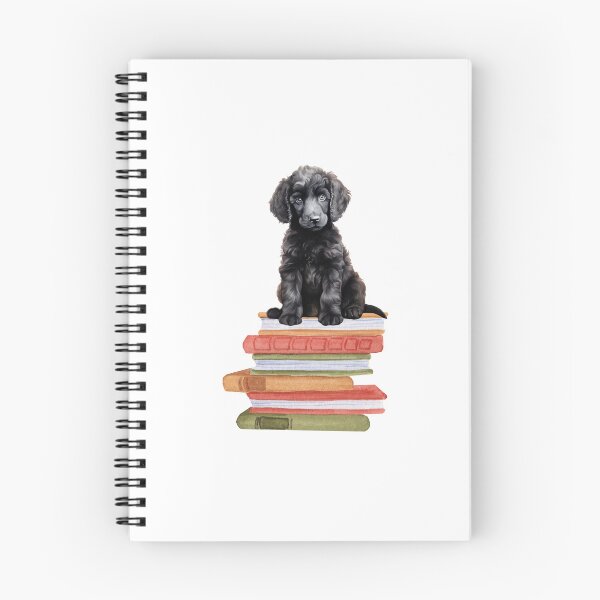 Artikelvorschau, Schwarzer Standardpudelwelpe und Bücher entworfen und verkauft von TheAnimalZ00.