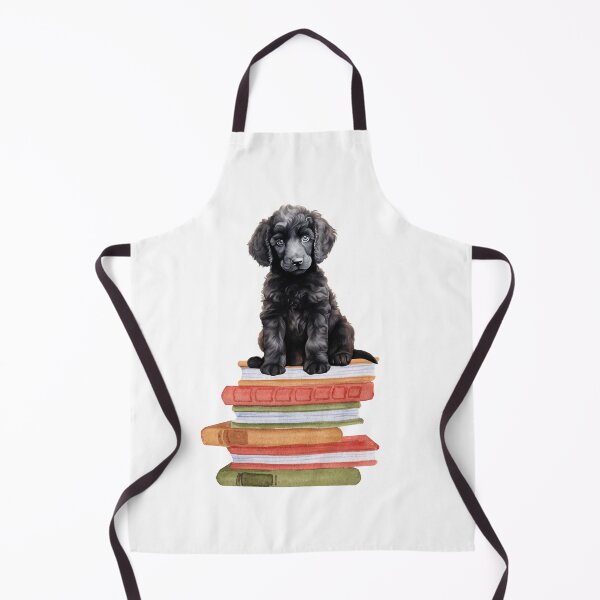 Item preview, Black Standard Poodle Puppy And Books designed and sold by TheAnimalZ00.