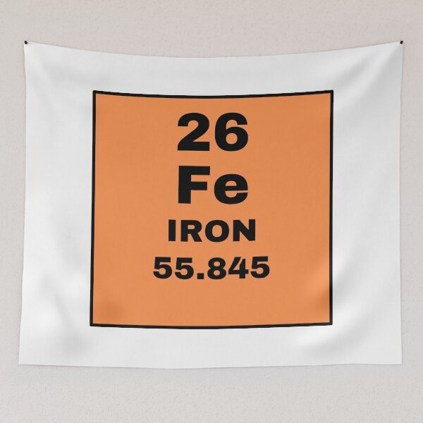 Item preview, Periodic Table Of Elements - 26 (Fe) Iron designed and sold by ArtsyCity.