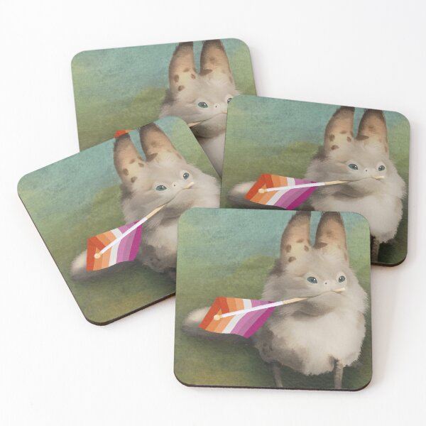 Item preview, Pride Loth Cats Lesbian Flag designed and sold by fiatluxillust.