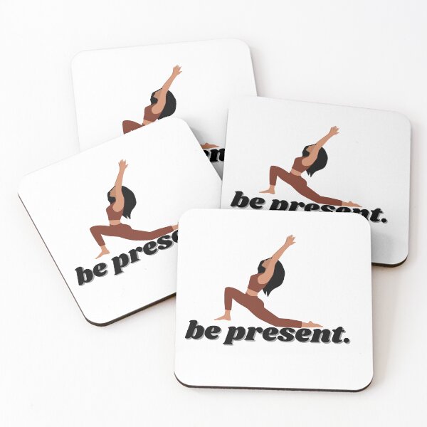 Item preview, be present, yoga pose  designed and sold by ChiWellness Shop.