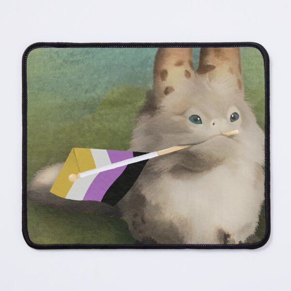 Item preview, Pride Loth Cats Nonbinary Flag designed and sold by fiatluxillust.