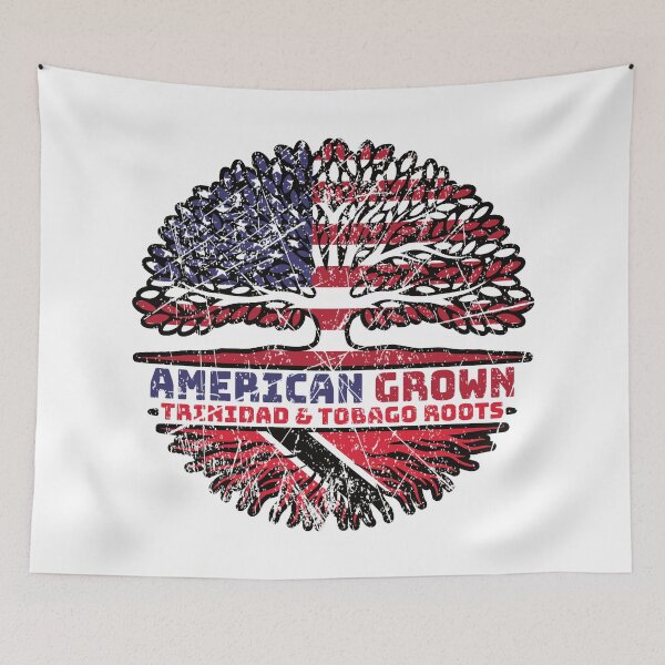 Item preview, Trinidad and Tobago US American USA United States Tree Roots Flag designed and sold by FlagX.