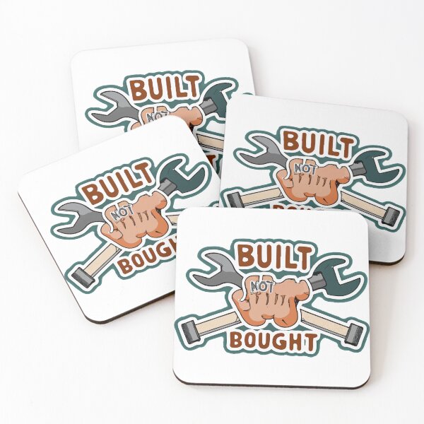 Item preview, Built Not Bought - Hammer and Wrench DIY Design designed and sold by NiftyWrx.