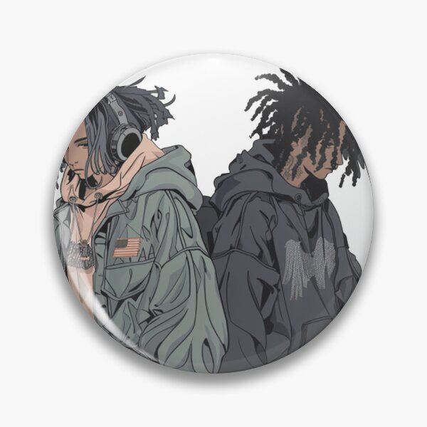 Item preview, Anime Boys in Vapor-Streetwear Fashion: Cyber Angels Vol.1,'In this sh*t together' designed and sold by OtherVisions.