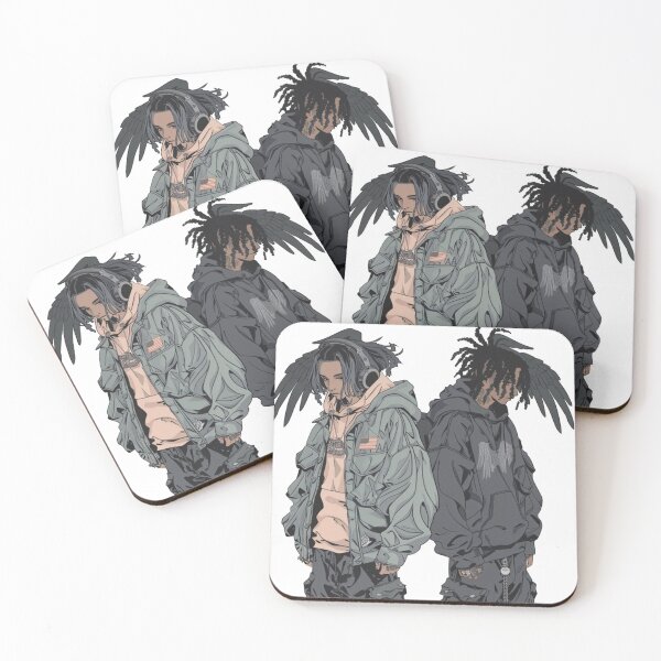 Item preview, Anime Boys in Vapor-Streetwear Fashion: Cyber Angels Vol.1,'In this sh*t together' designed and sold by OtherVisions.