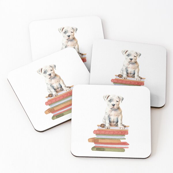 Artikelvorschau, Dogo Argentino Welpe und Bücher entworfen und verkauft von TheAnimalZ00.
