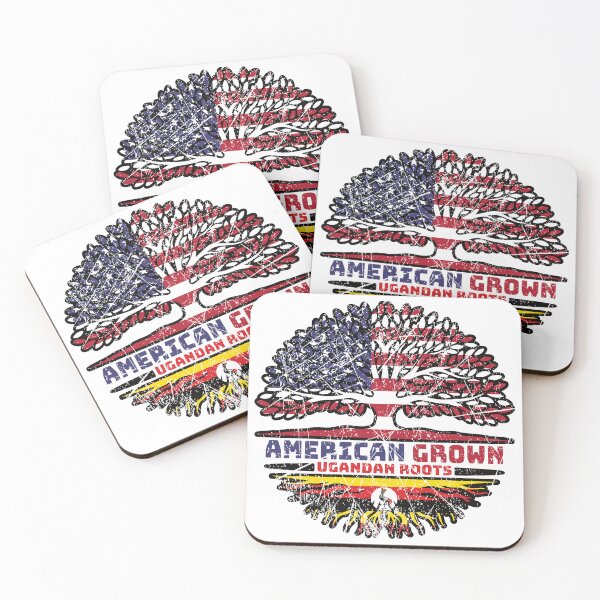 Item preview, Uganda Ugandan US American USA United States Tree Roots Flag designed and sold by FlagX.
