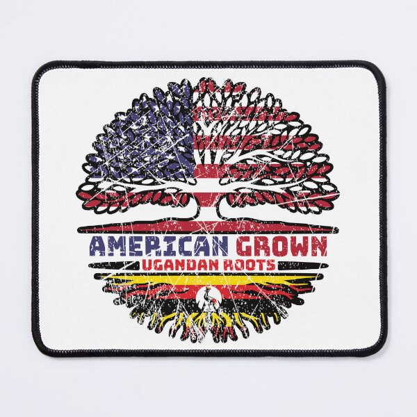 Item preview, Uganda Ugandan US American USA United States Tree Roots Flag designed and sold by FlagX.