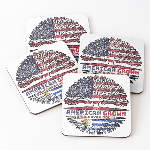 Item preview, Uruguay Uruguayan US American USA United States Tree Roots Flag designed and sold by FlagX.