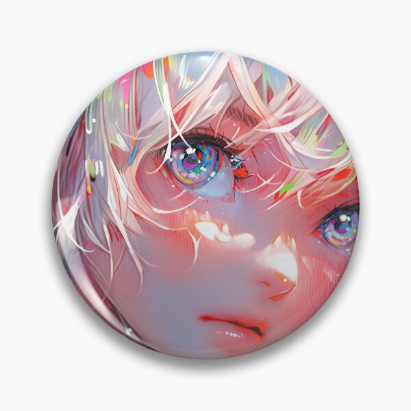 Item preview, Radiant Expressive Prismatic Anime Girl designed and sold by bubblegoth.