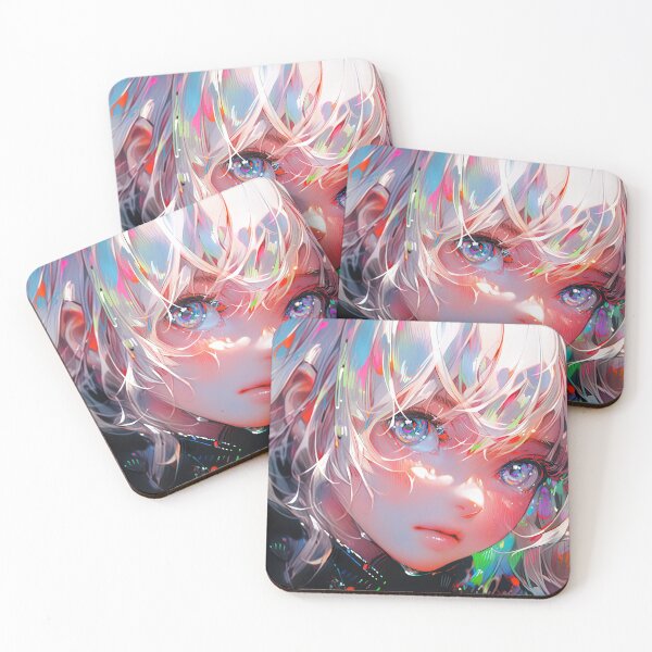 Item preview, Radiant Expressive Prismatic Anime Girl designed and sold by bubblegoth.